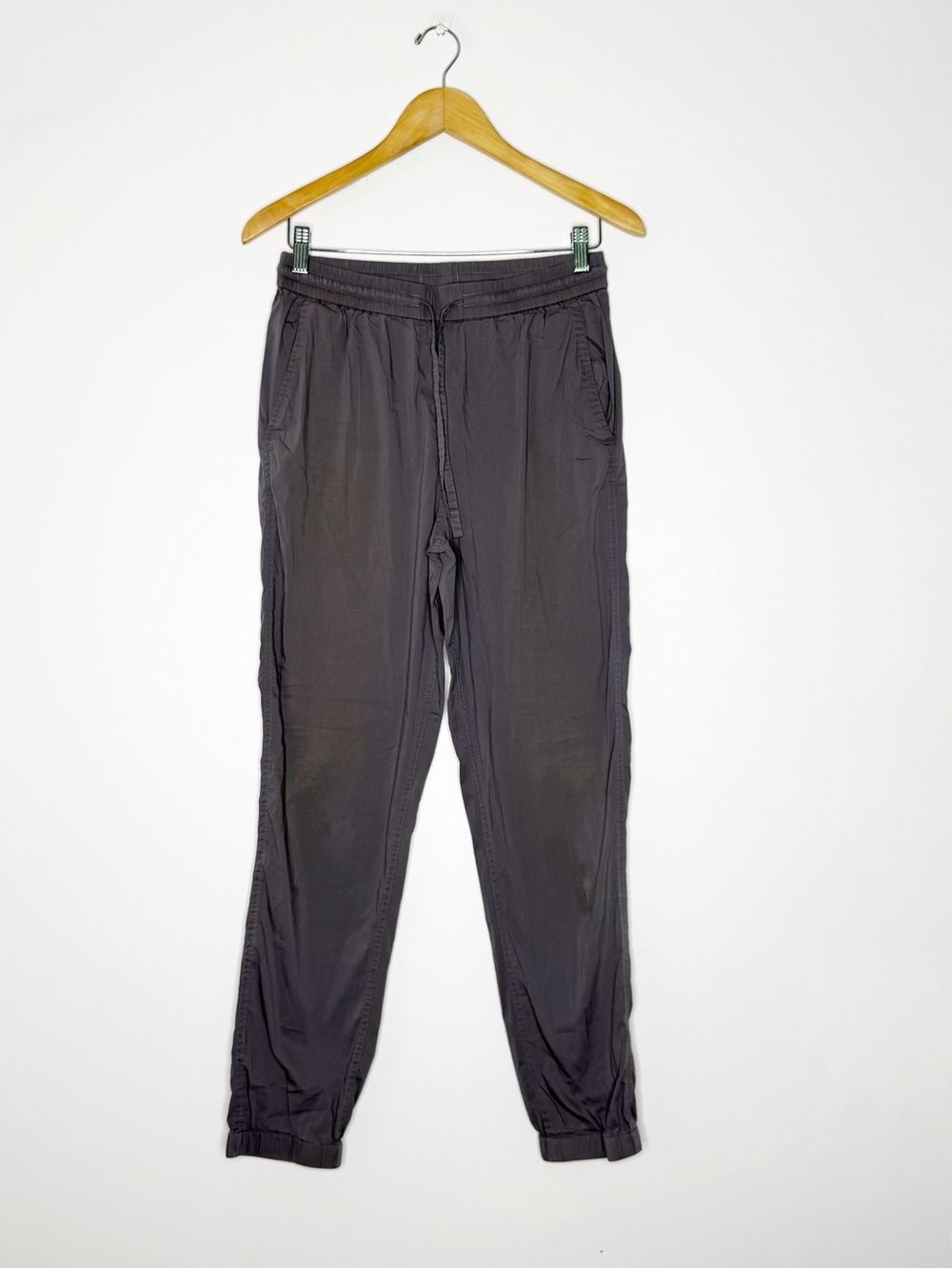 COS Jogger Pants Women’s Size Small Gray Purple Elastic Waist Tapered
